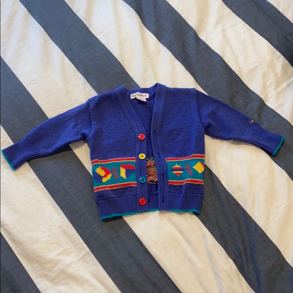 Gymboree Vintage Kids Blue Sweater
